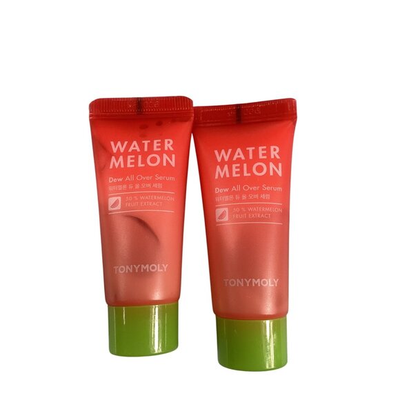 TonyMoly Watermelon Dew All Over Serum Extract Set Of 2 Travel 15ml Korean New - Picture 1 of 4